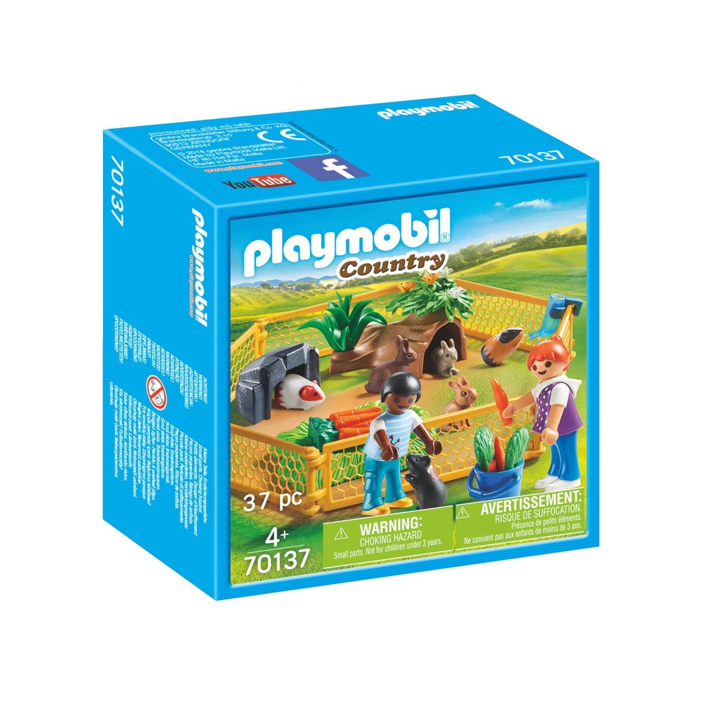 Enfants Avec Petits Animaux 70137 Playmobil La Boîte