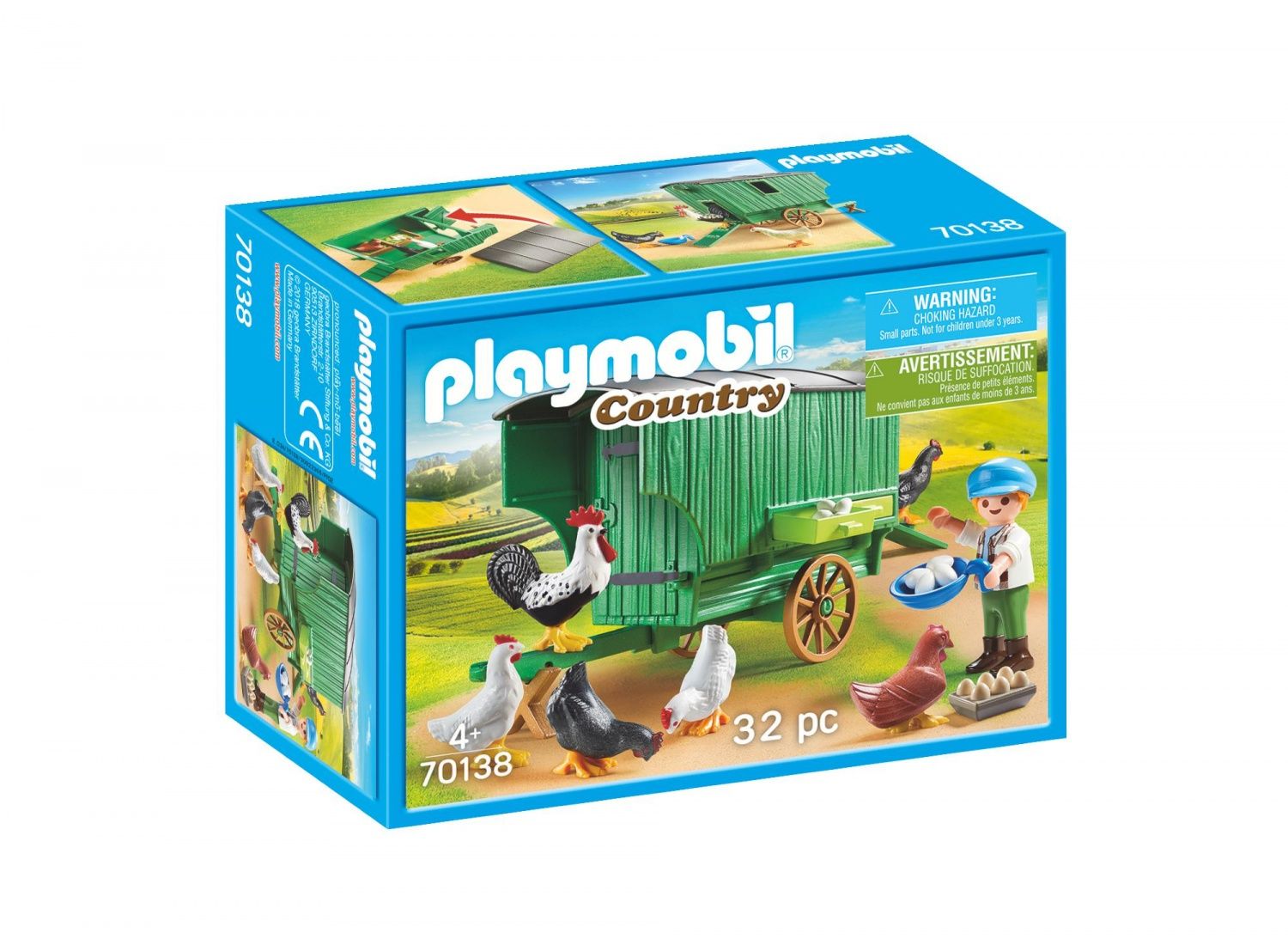 Enfant Et Poulailler 70138 Country Playmobil La Boîte