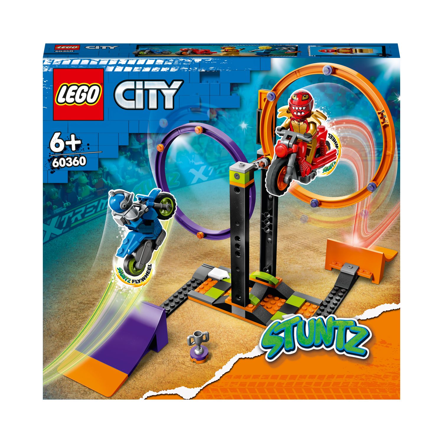 Lego City - Le Défi De Cascade : Les Cercles Rotatifs - 60360