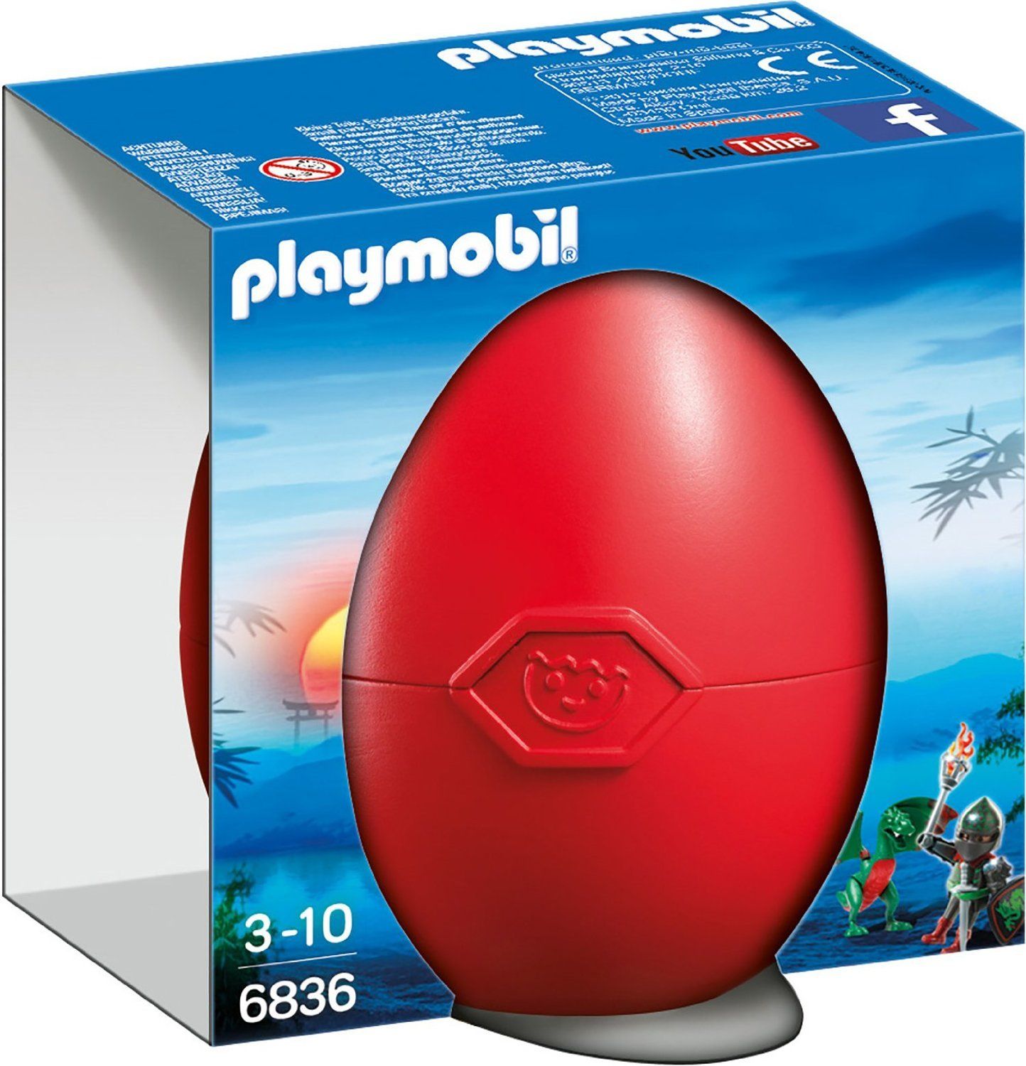 Combattant Avec Dragon Playmobil La Boite