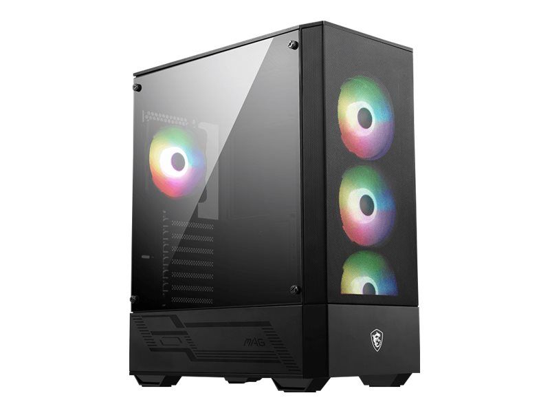 Boitier PC Moyen Tour ATX MSI Mag Forge 112R RGB avec panneau vitré - Noir