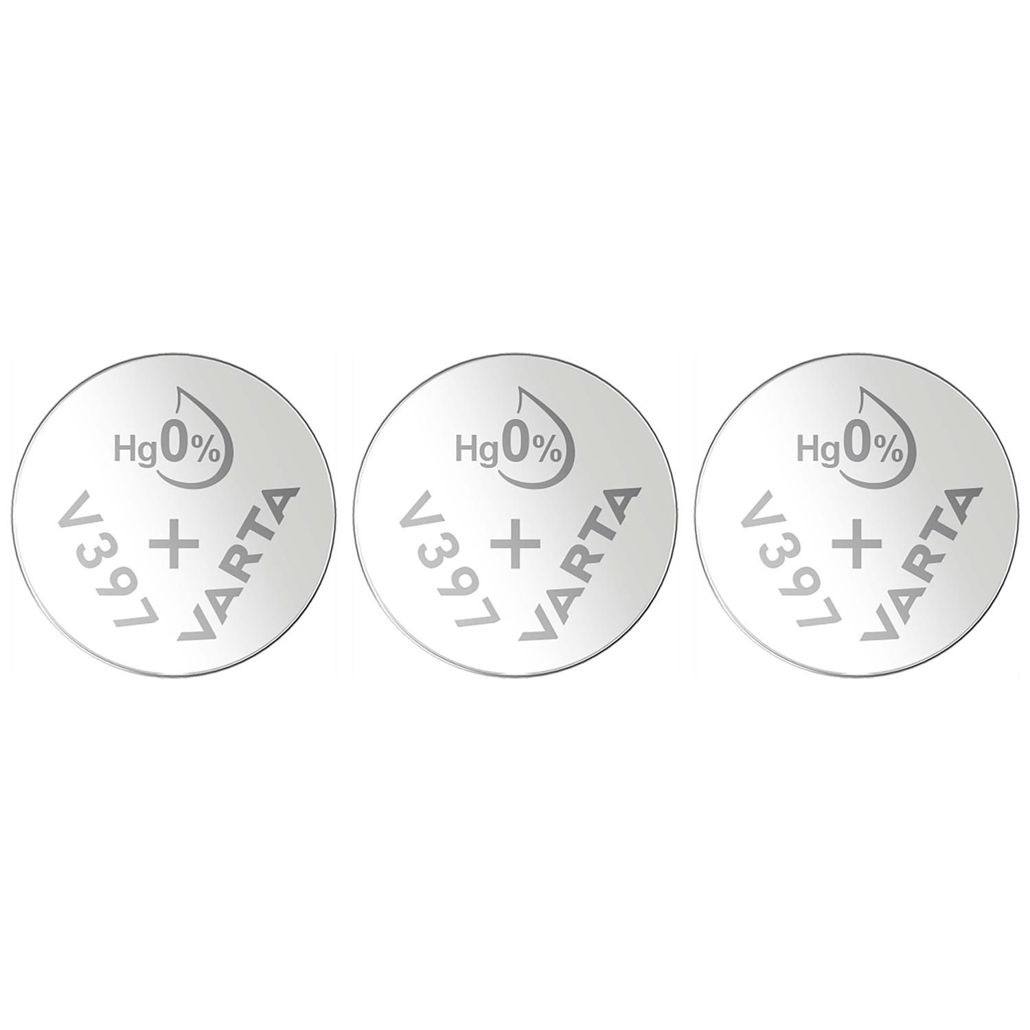 VARTA Lot de 10 Piles oxyde Watch V397 SR59 SR726SW 1 55 Volt - vue 2