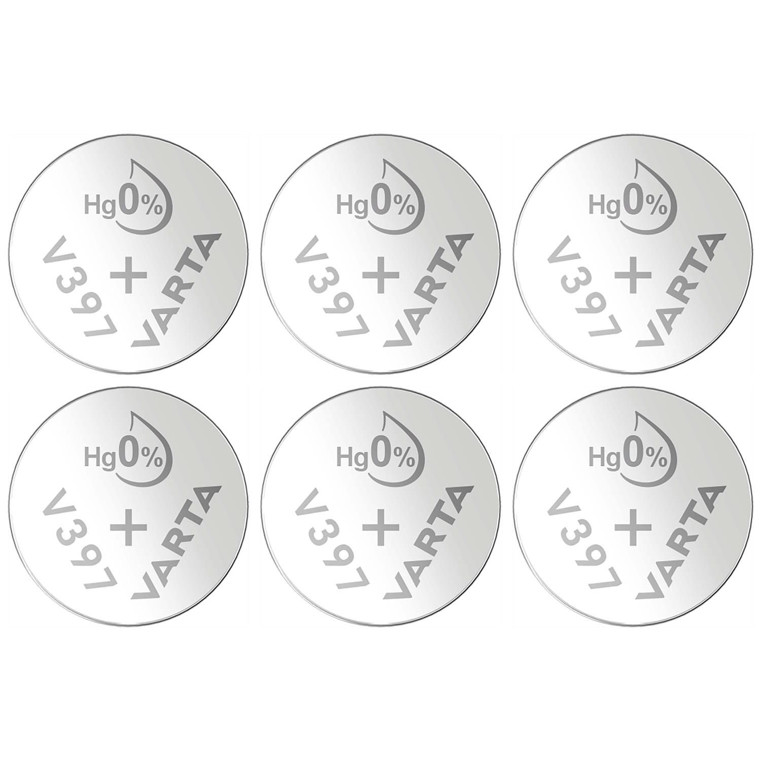 VARTA Lot de 10 Piles oxyde Watch V397 SR59 SR726SW 1 55 Volt - vue 3