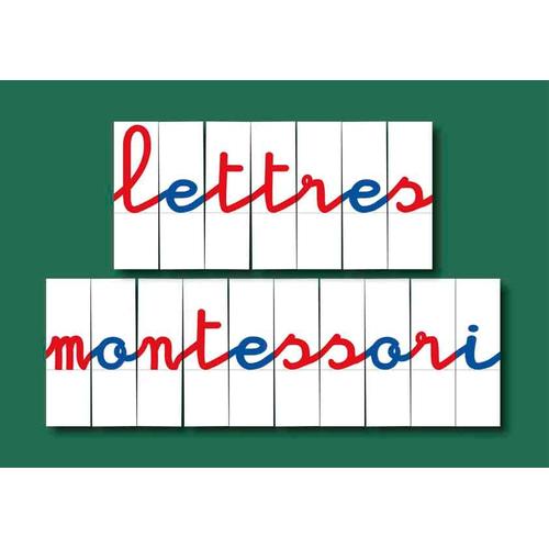 250 lettres mobiles pour alphabet montessori