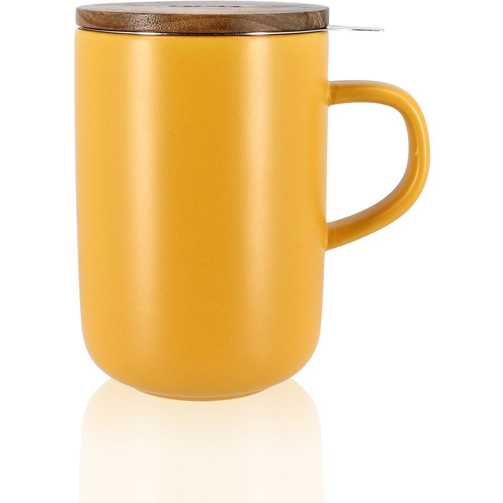 OGO LIVING Tisanière avec couvercle en bois 475ml perlé - vue 9