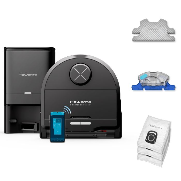 ROWENTA RR9485WH X Plorer Serie 220+ Aspirateur robot 5600 Pa