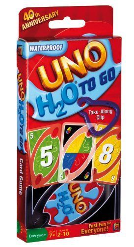 Uno H2o To Go - Jeu De Cartes Résistantes Imperméables