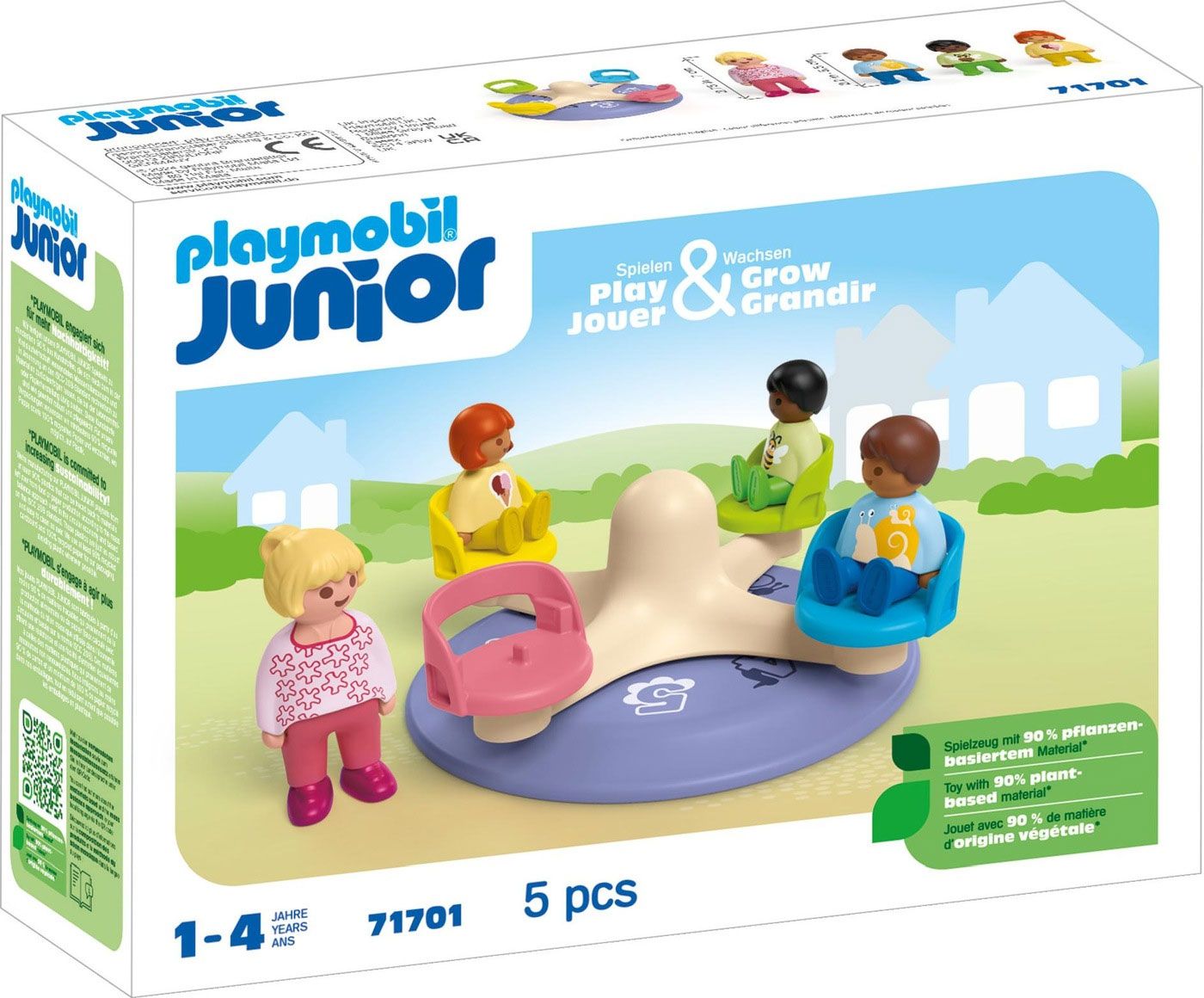 Playmobil Junior 71701 - Carrousel De Chiffres