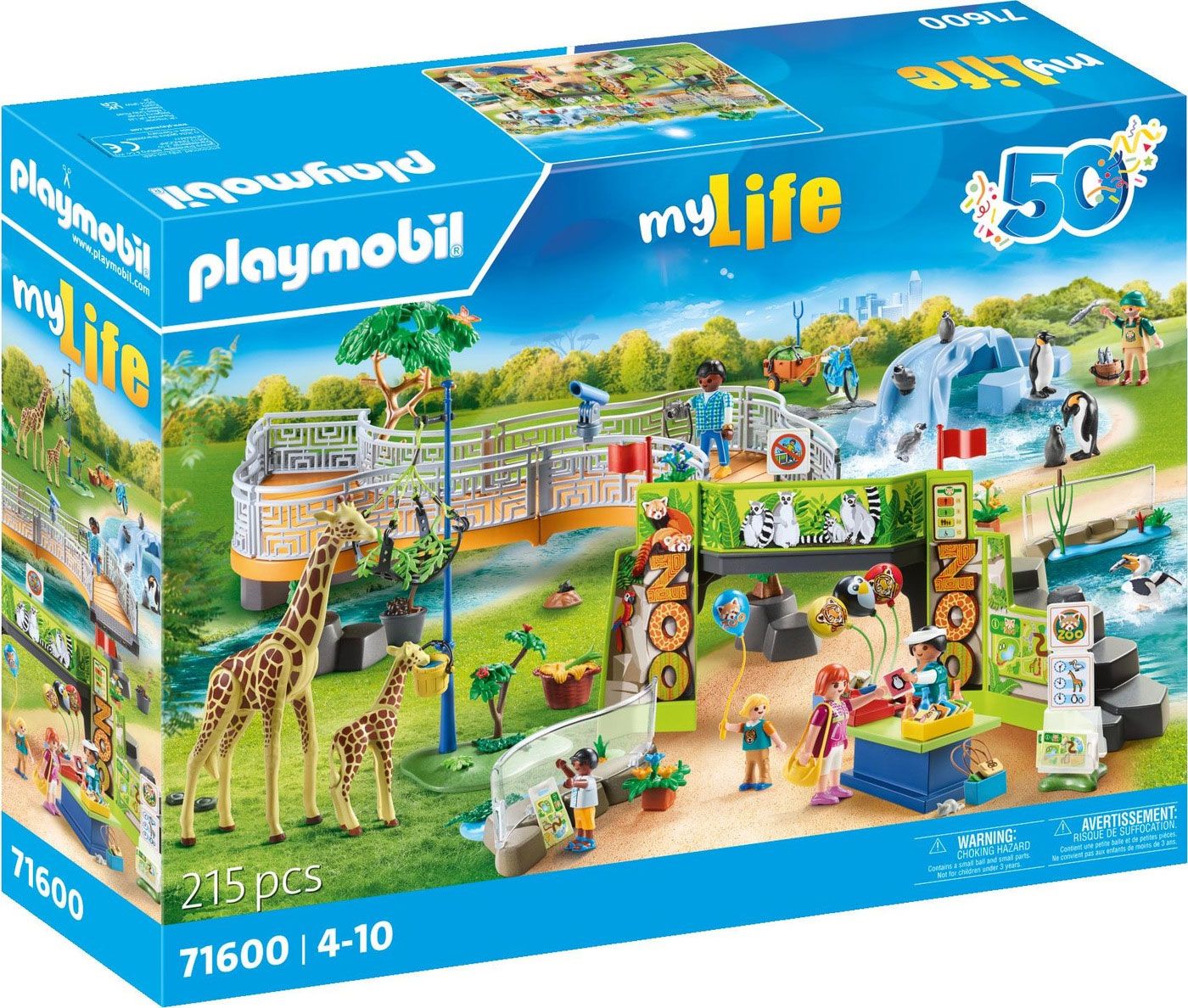 Jeux D'imitation Parc Animalier Playmobil La Boite - vue 5