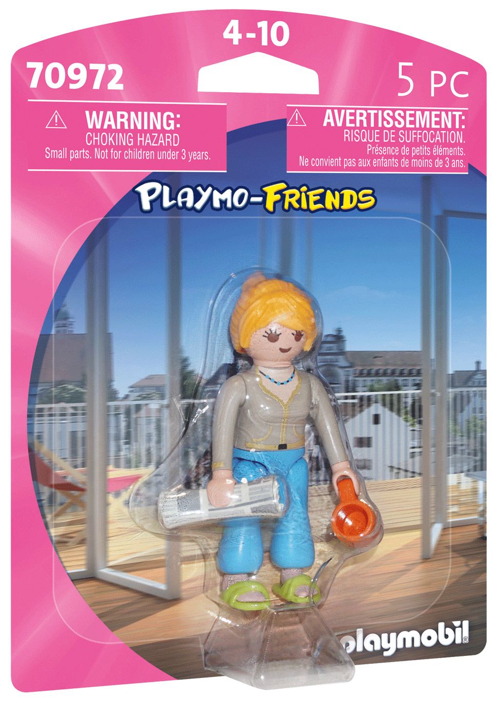 Playmo-Friends 70972 - Jeune Femme Et Journal