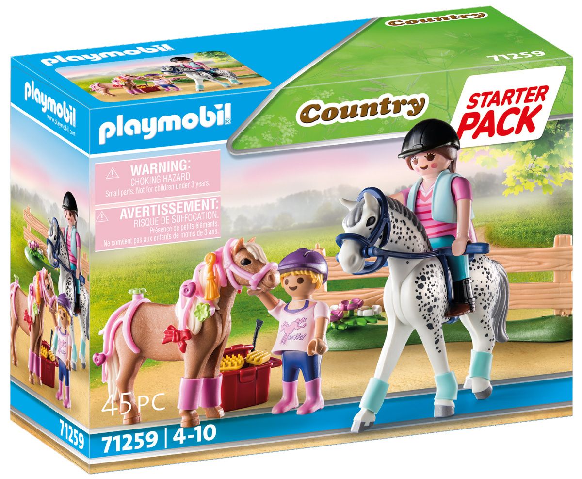 Playmobil Country 71259 - Cavaliers Et Chevaux - Starter Pack