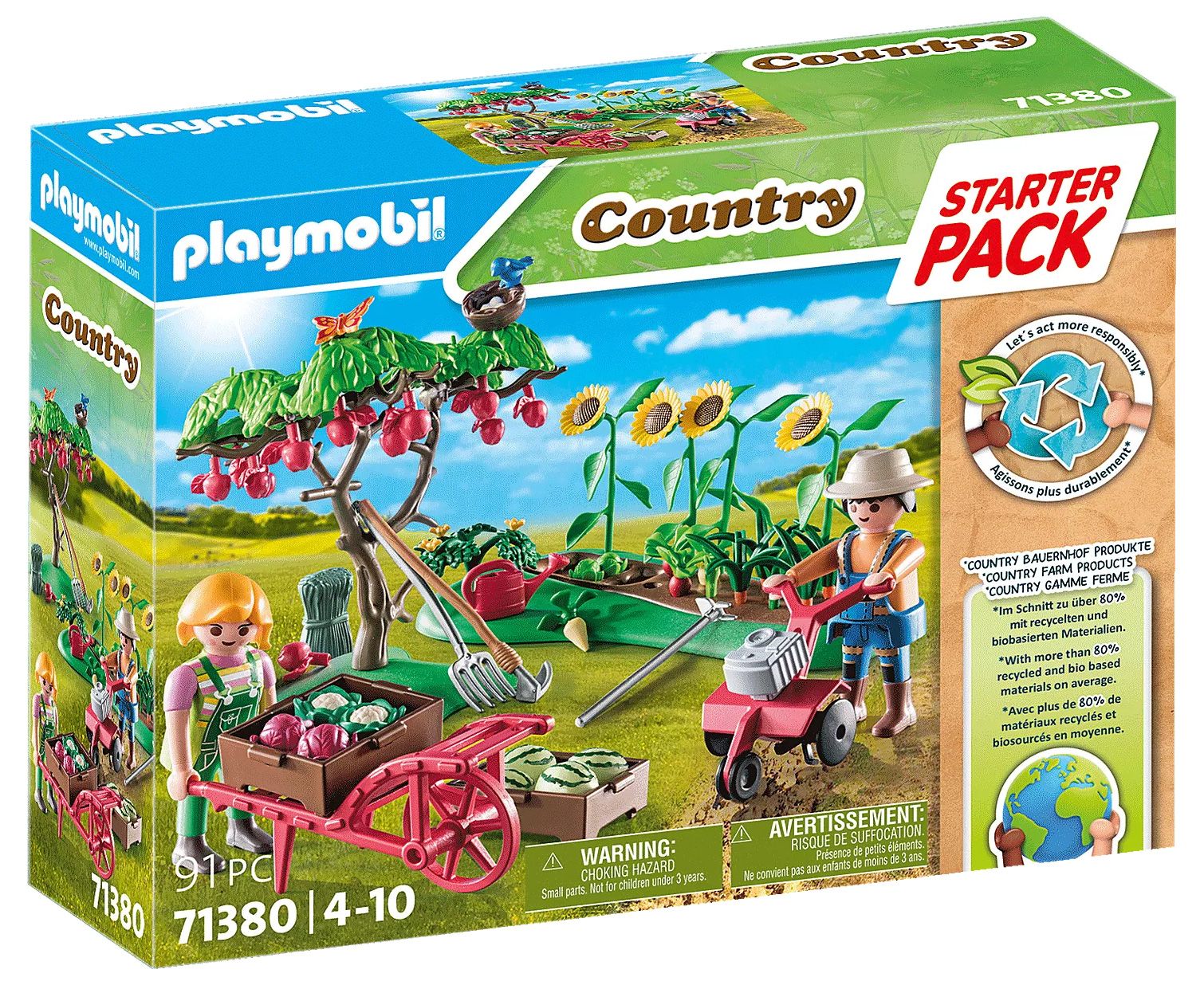 Playmobil Country 71380 - Starter Pack Jardin Potager