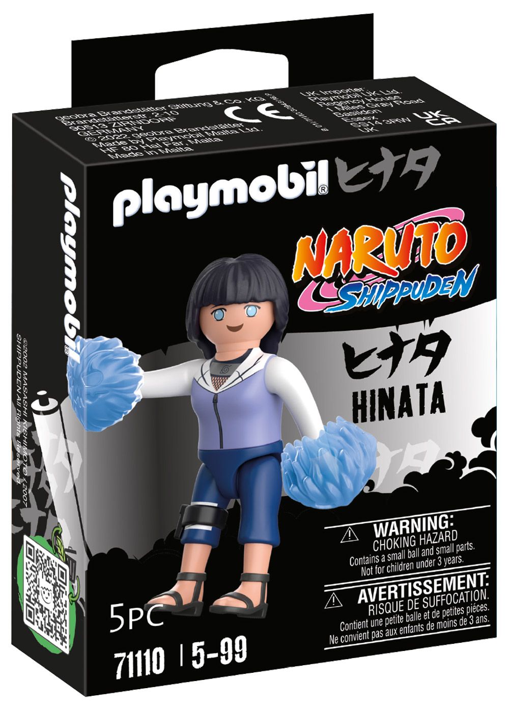 Playmobil 71110 Hinata Naruto Héros Issu de la série d'anime pour reconstituer des scènes légendaires ou Inventer de Nouvelles Histoires Dès - vue 8