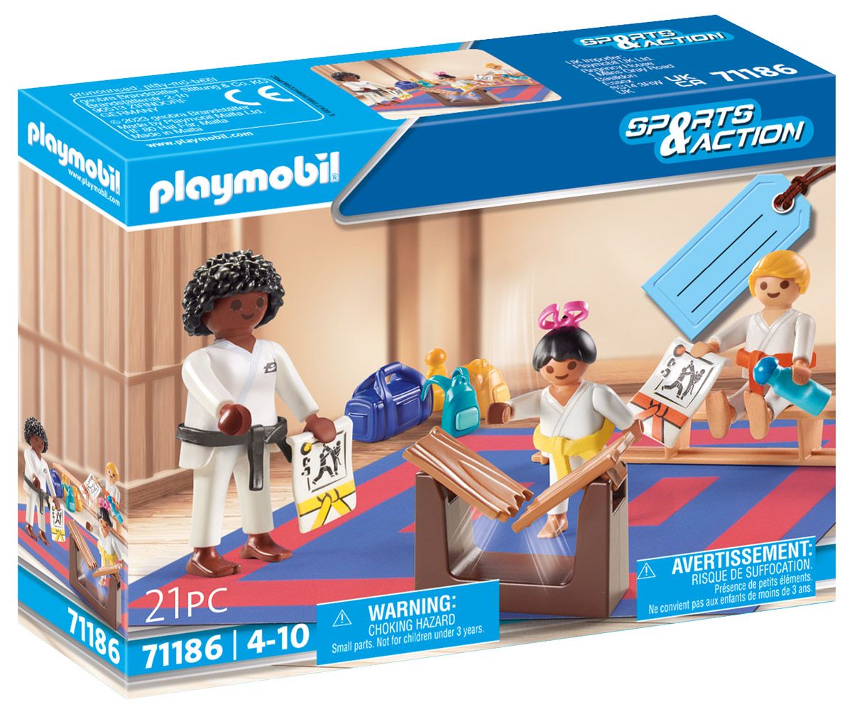 Playmobil Sports Et Action 71186 - Set Cadeau Entrainement De Karaté