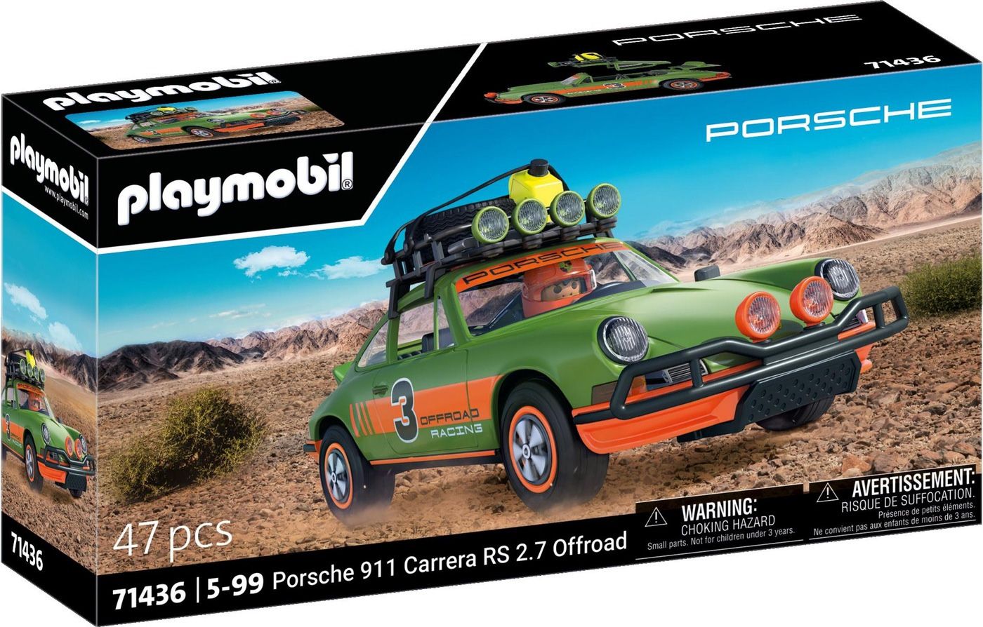 Playmobil Sports Et Action 71436 - Porsche 911 Carrera Rs 2.7 Offroad