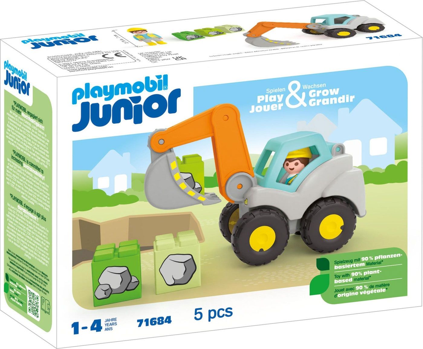 Playmobil Junior 71684 - Pelleteuse