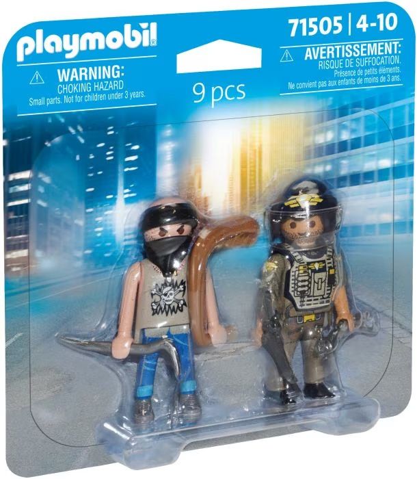 Jeu De Construction Policier Et Bandit Playmobil - vue 3