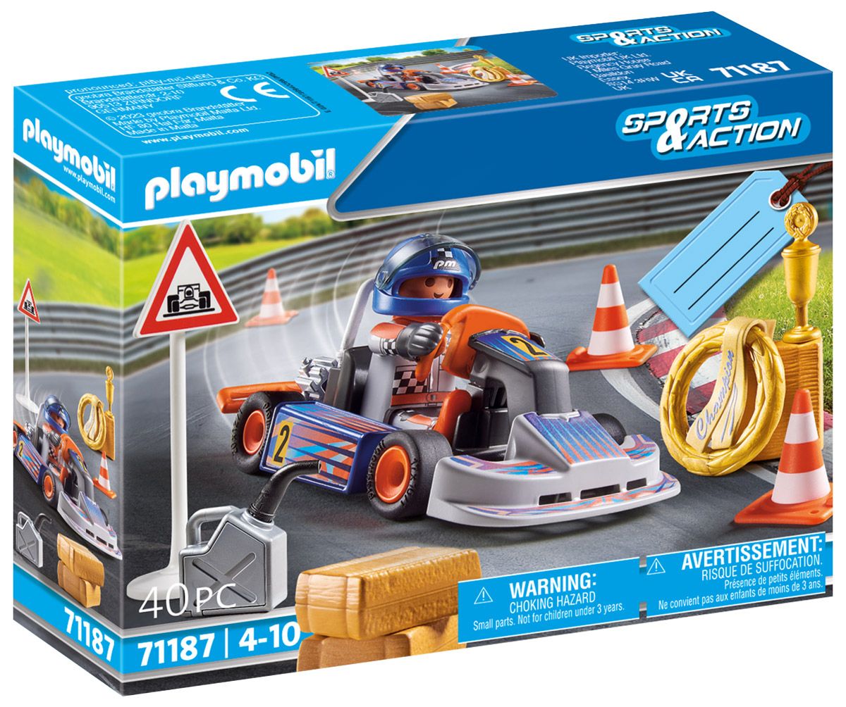 Pilote De Kart 71187 Playmobil La Boîte