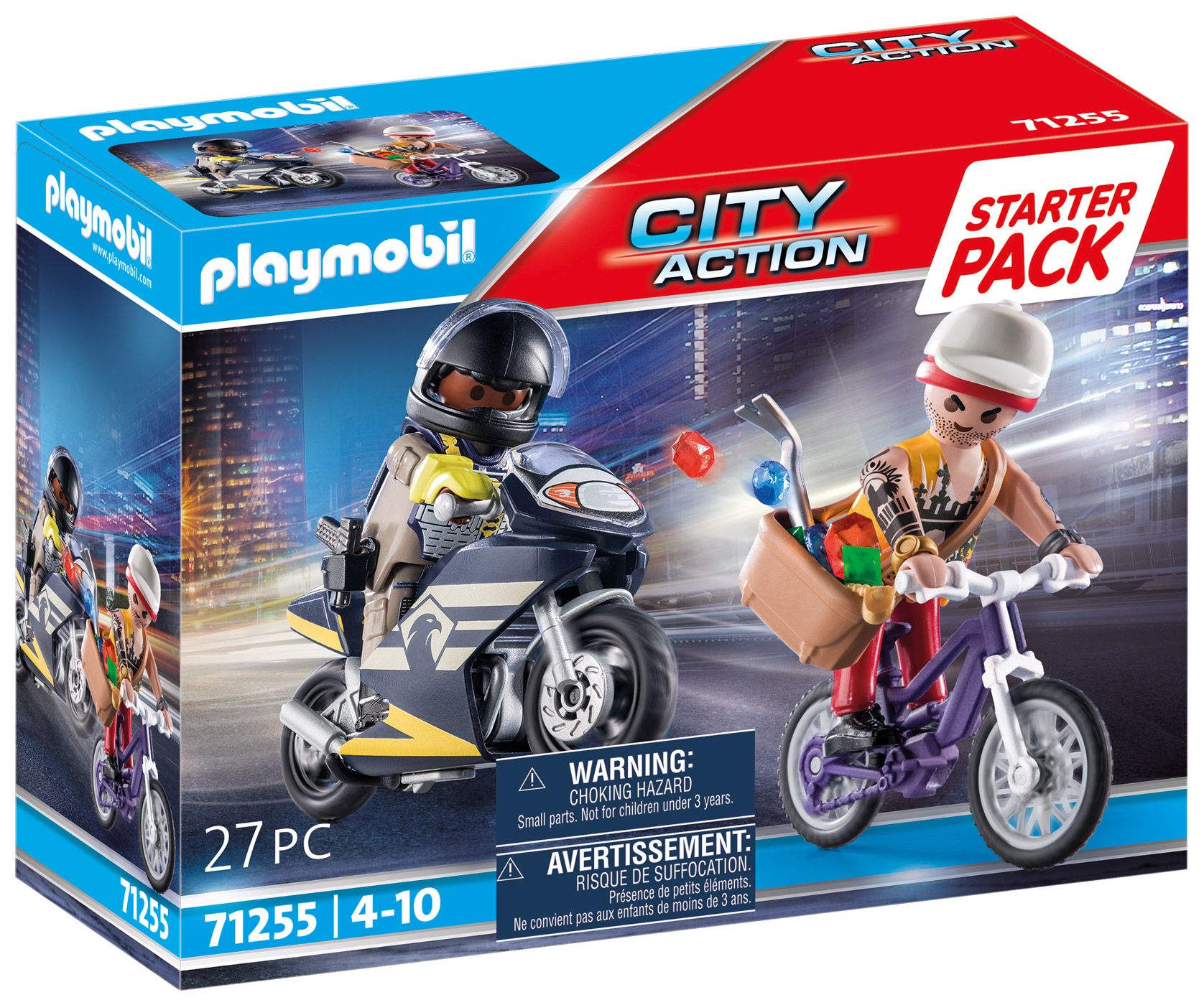 Playmobil City Action 71255 - Agent et voleur - Starter Pack