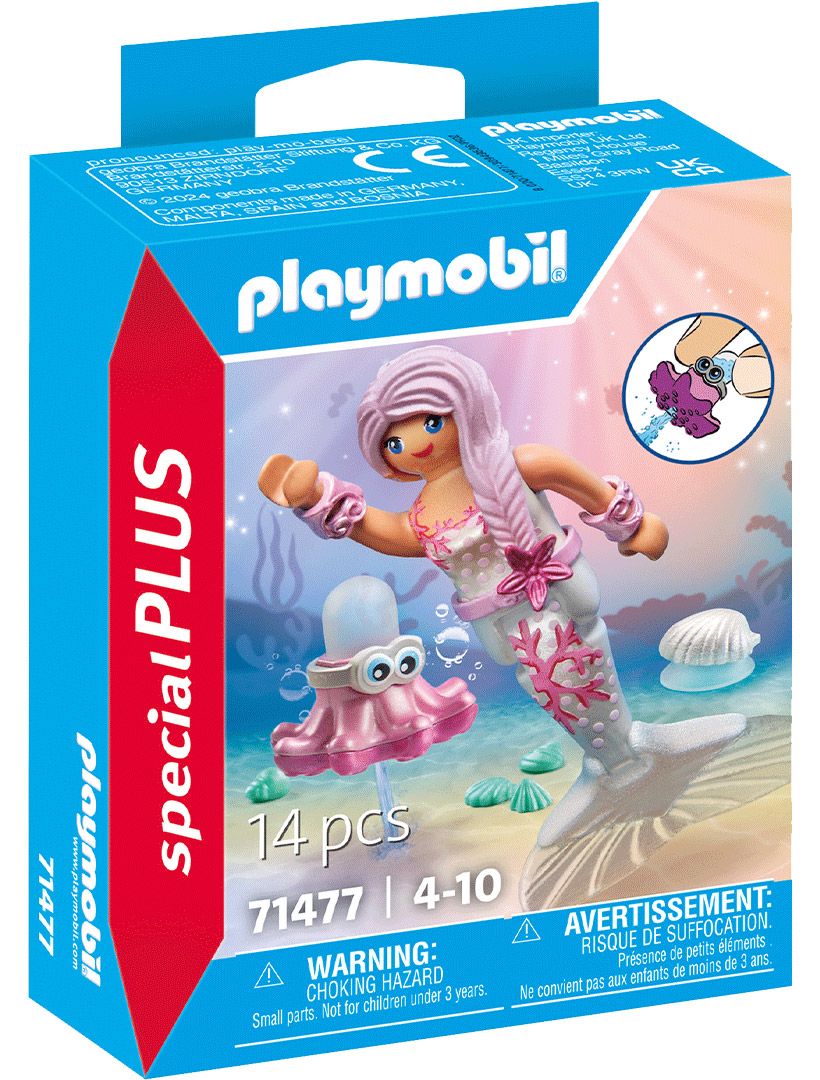 Jeux D'imitation Sirène Avec Pieuvre Playmobil La Boite