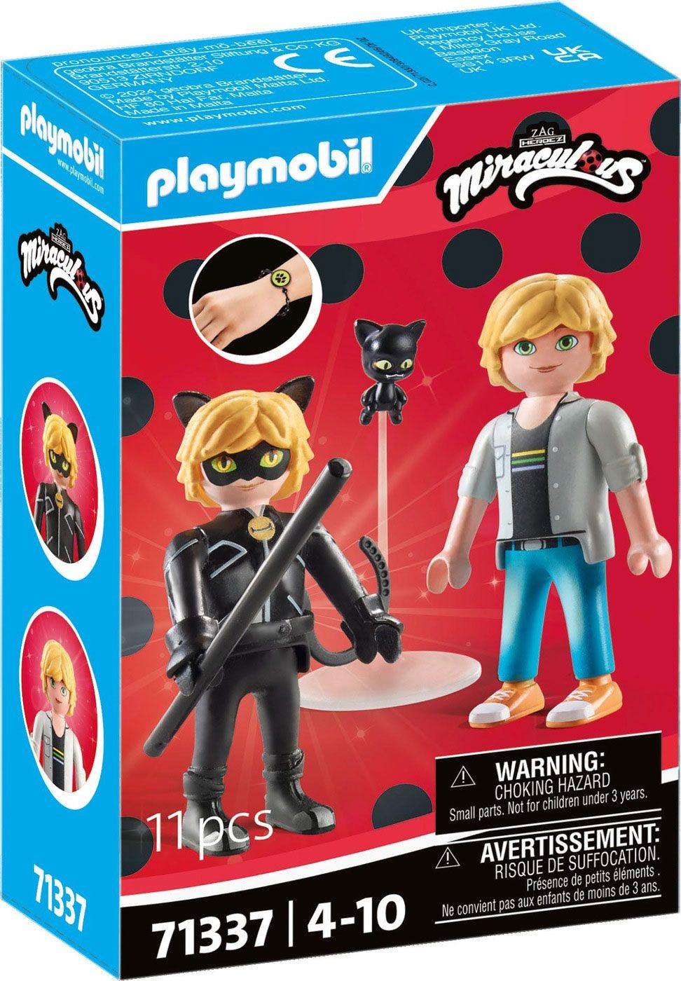 Playmobil Miraculous 71337 - Adrien & Chat Noir