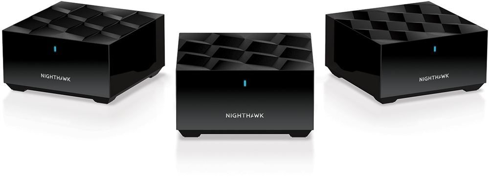 NETGEAR Nighthawk MK73S Système Wi Fi routeur 2 rallonges jusqu'à 3250 pieds carrés maillage 1GbE Wi Fi 6 Bi bande avec de NETGEAR Armor