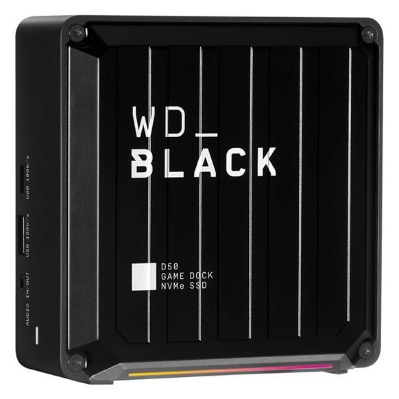 WD_BLACK D50 Game Dock WDBA3U0010BBK - Station d'accueil - Thunderbolt 3 - DP, Thunderbolt - HDD 1 To - 1GbE - EMEA WD_BLACK D50 Game Dock WDBA3U0010BBK - Station d'accueil - Thunderbolt 3 - DP, Thunderbolt - HDD 1 To - 1GbE - EMEA