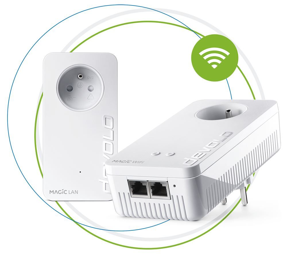 Kit de démarrage 2 adaptateurs CPL Devolo Magic 1 WiFi - vue 3