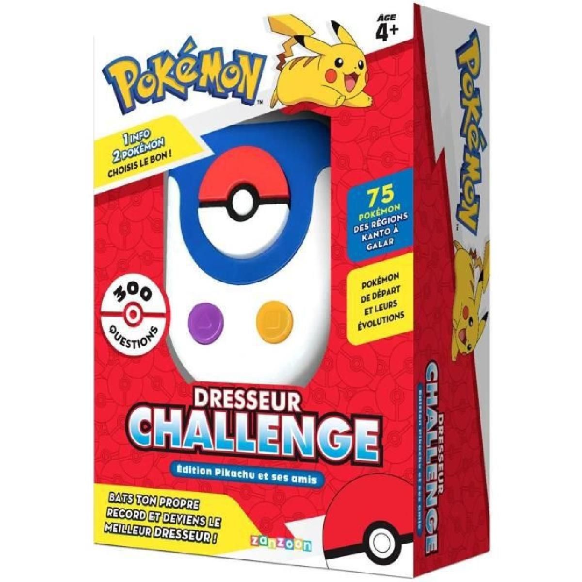 Pokémon Dresseur Challenge - Quizz Pokémon - Jeu Interactif - Bandai