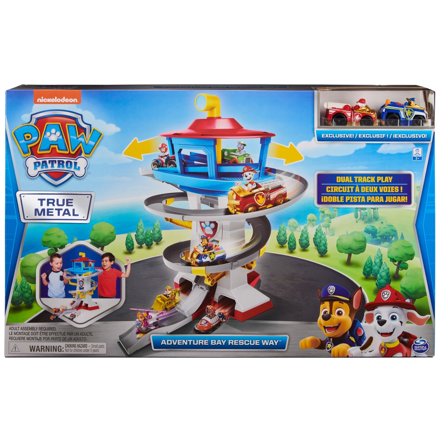 Paw Patrol True Metal Véhicule Pompier Chase
