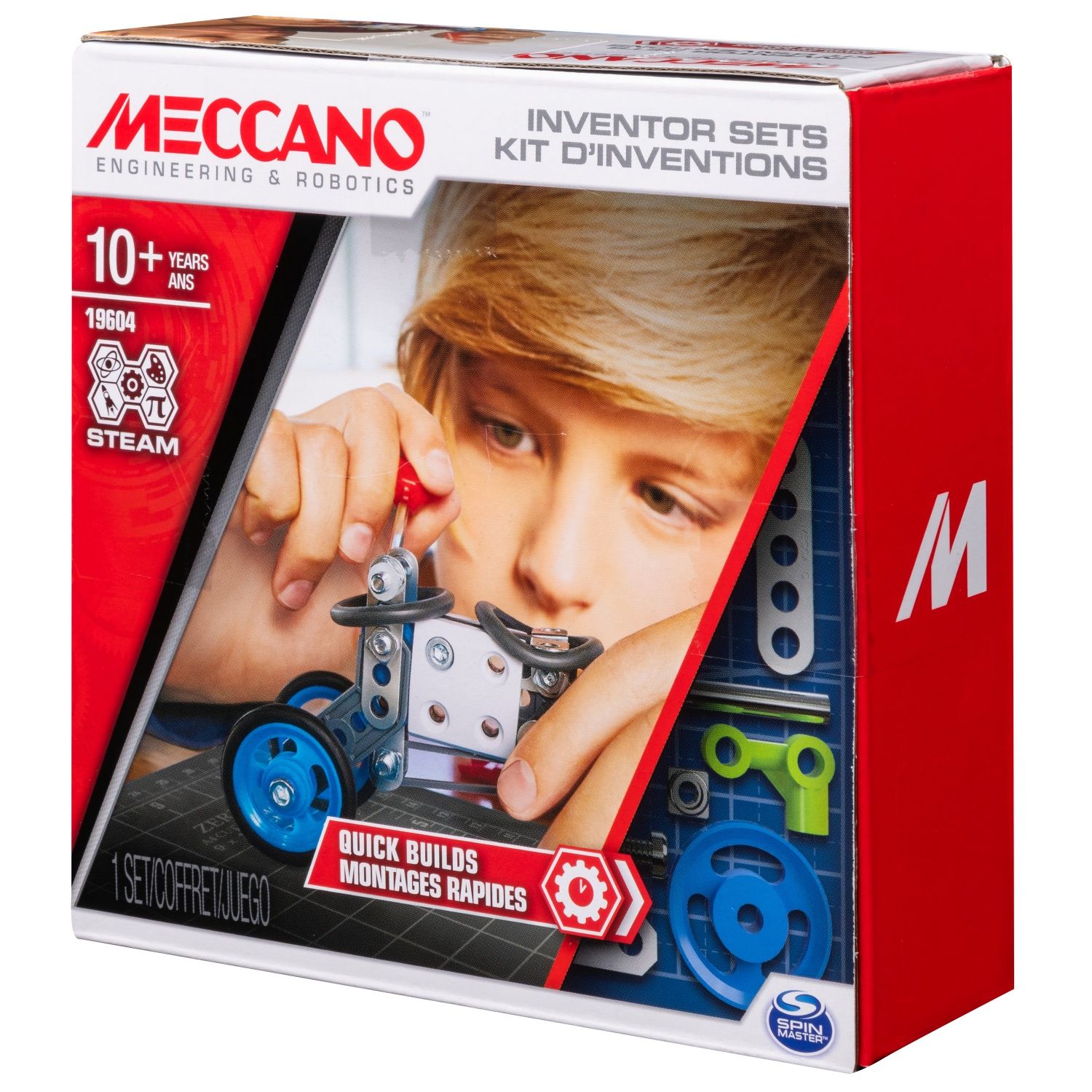 Meccano Set 1 Kit Dinventions Montages Rapides Meccano