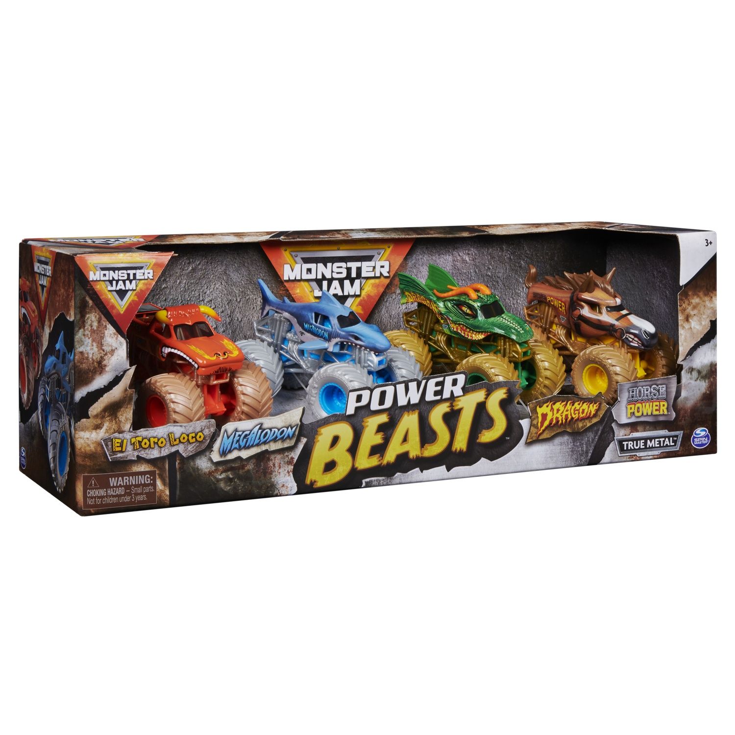 Spin Master Monster Jam Pack De 4 Echelle 1:64