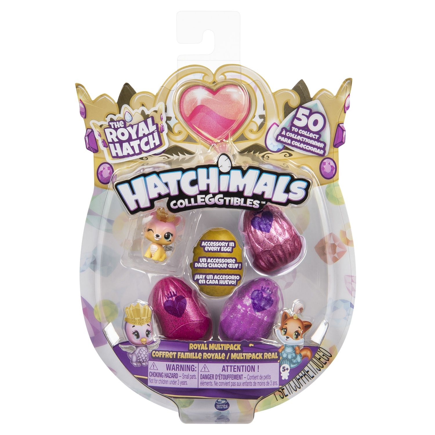 Hatchimals Colleggtibles Coffret Multipack 4 Hatchimals + 4 Accessoires S6 Assort