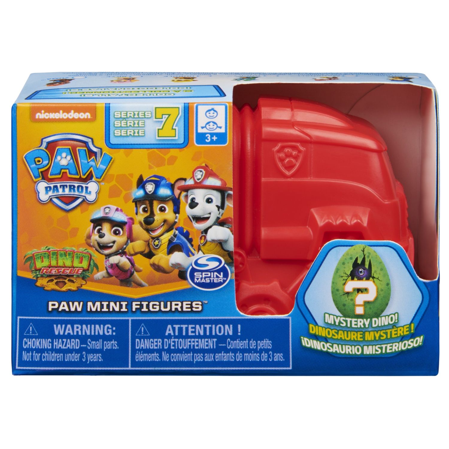 La Pat' Patrouille Pack De 2 Mini Figurines Dino Rescue Paw Patrol Assort Barquette