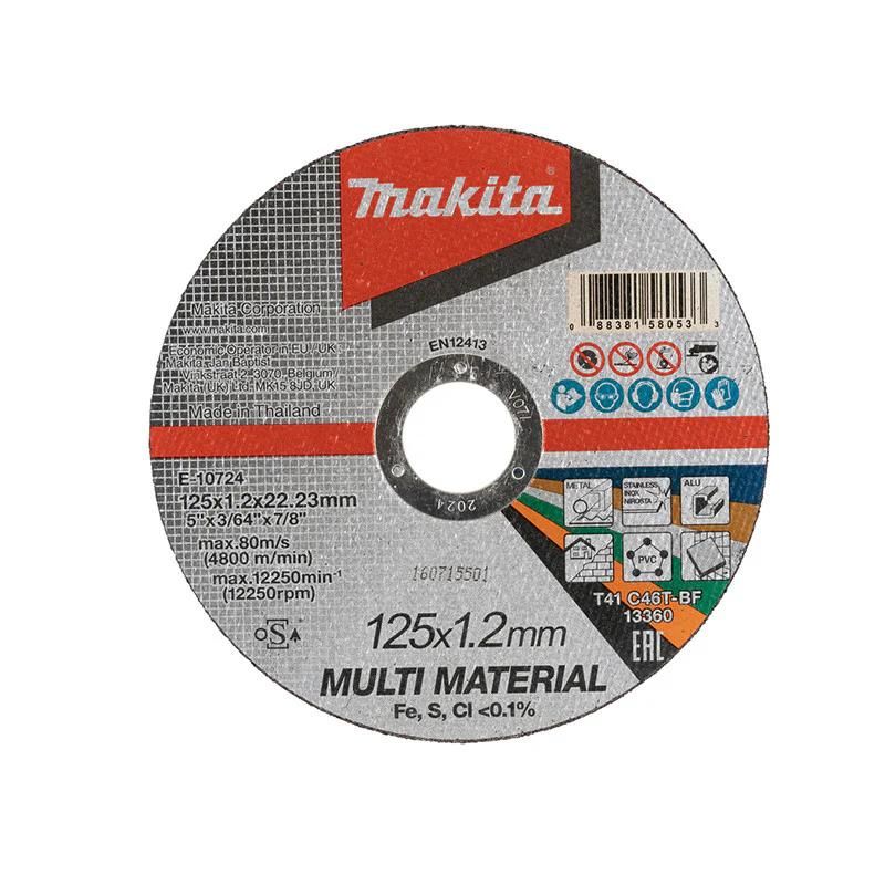 Disque à tronçonner mince 125 x 1 2 x 22 23 mm MAKITA E 10724 C46T matériau - vue 2