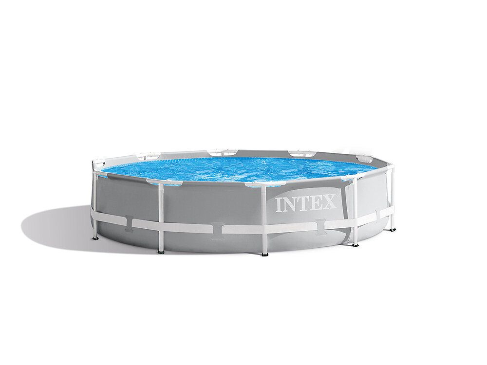 Kit piscine tubulaire Intex Prism Frame ronde 3,05 x 0,76 m + Bâche à bulles