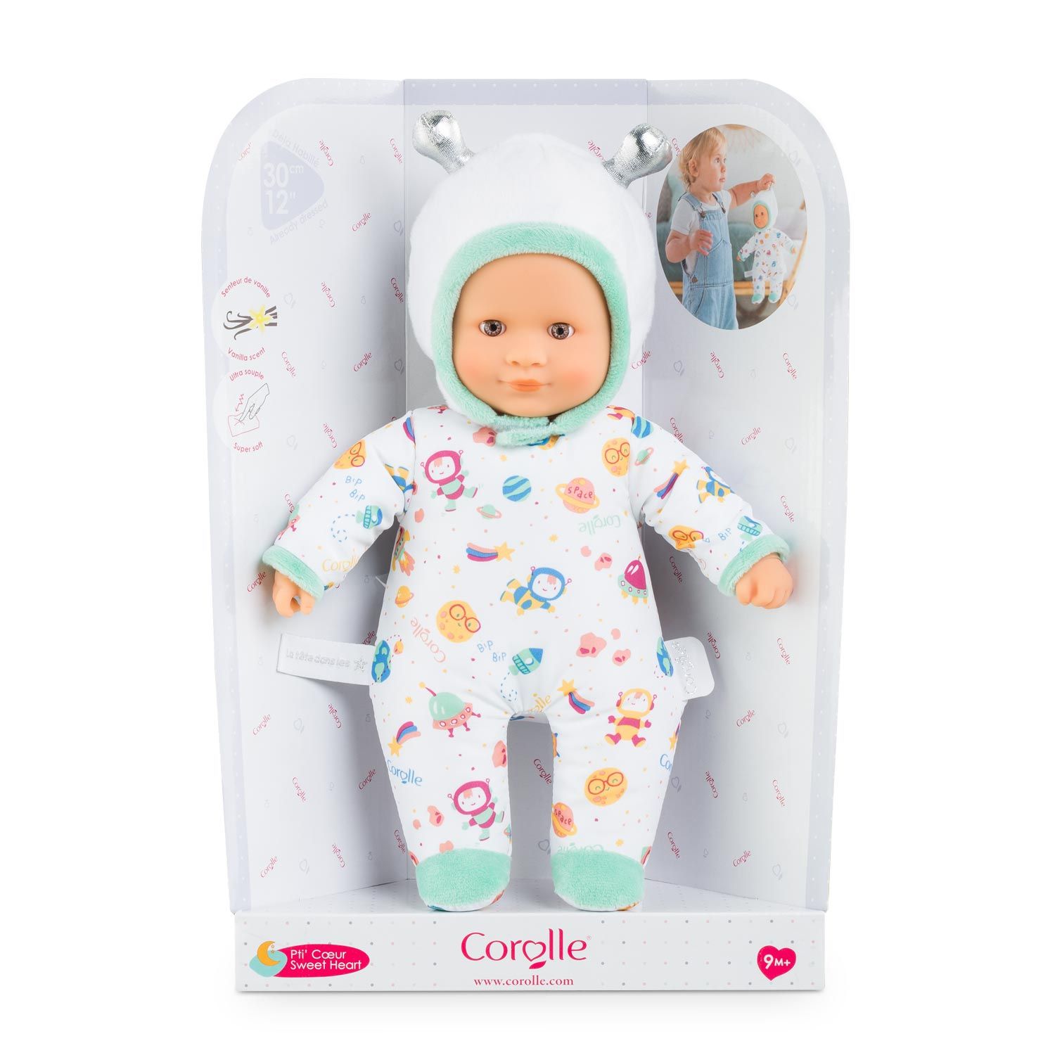 Mon Doudou Corolle Pti' Coeur Astronaute