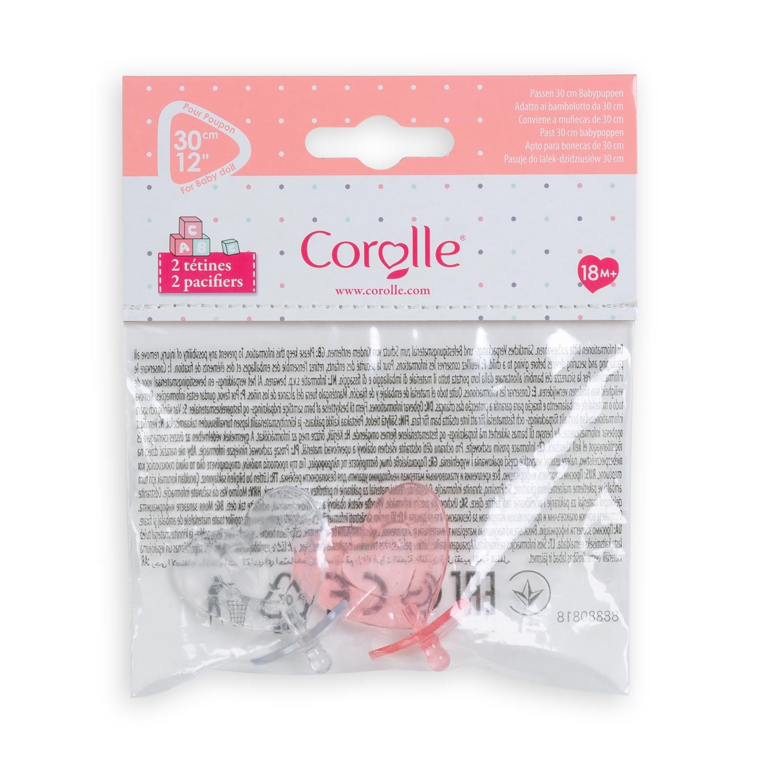 Mes Accessoires Poupons Corolle Bb30 - 2 Tétines