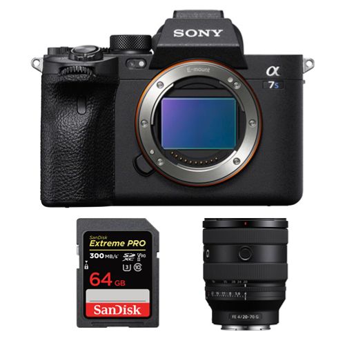 Sony Alpha A7S III Appareil photo + FE 20 70mm F4 G + SanDisk Extreme Pro SDXC UHS II U3 V90 300 Mo/ - vue 2