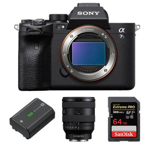 Boîtier Sony Alpha A7S III + FE 20 70mm F4 G + batterie Sony NP FZ100 + SanDisk Extreme Pro SDXC UHS II U3 V90 300 Mo/