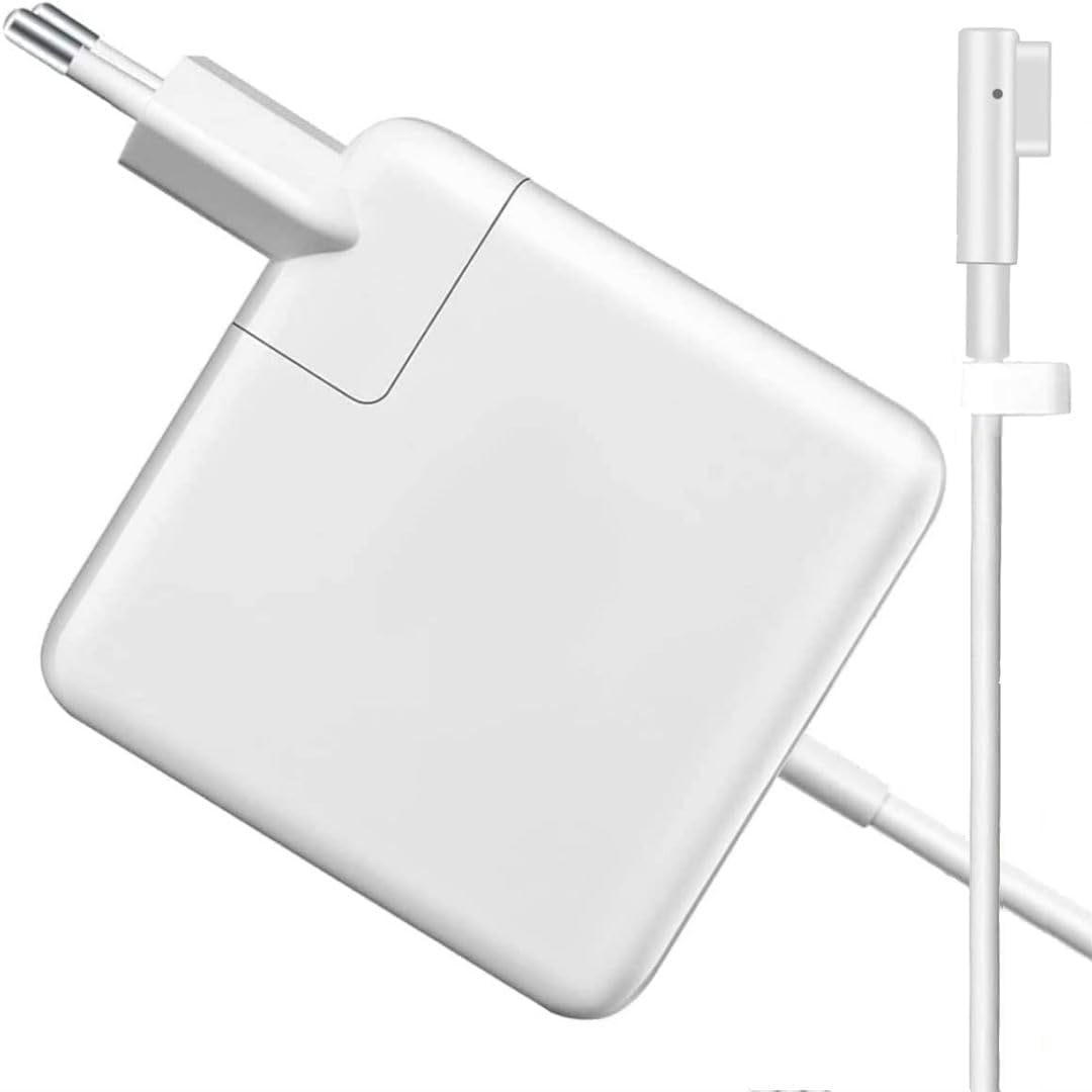 Chargeur MacBook Pro 60W, L-Tip Chargeur MacBook Compatible avec MacBook Pro 13 Pouces 2008 2009 2010 2011 à Mi-2012, pour Modèles A1278 A1181 A1184 A1344 A1330 A1342 et Plus