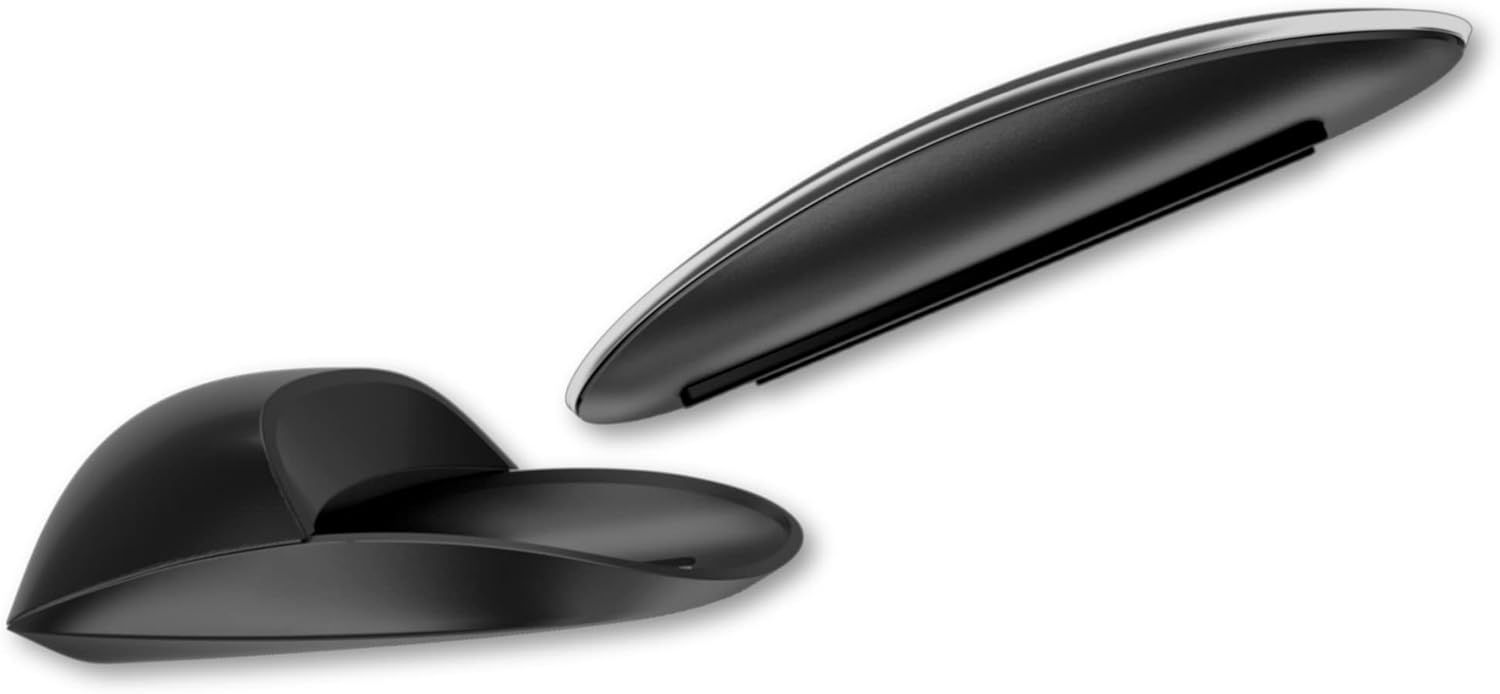 Etui Ergonomique pour Apple Magic Mouse|pour Une Souris iMac Ergonomique (Noir/Gris foncé)