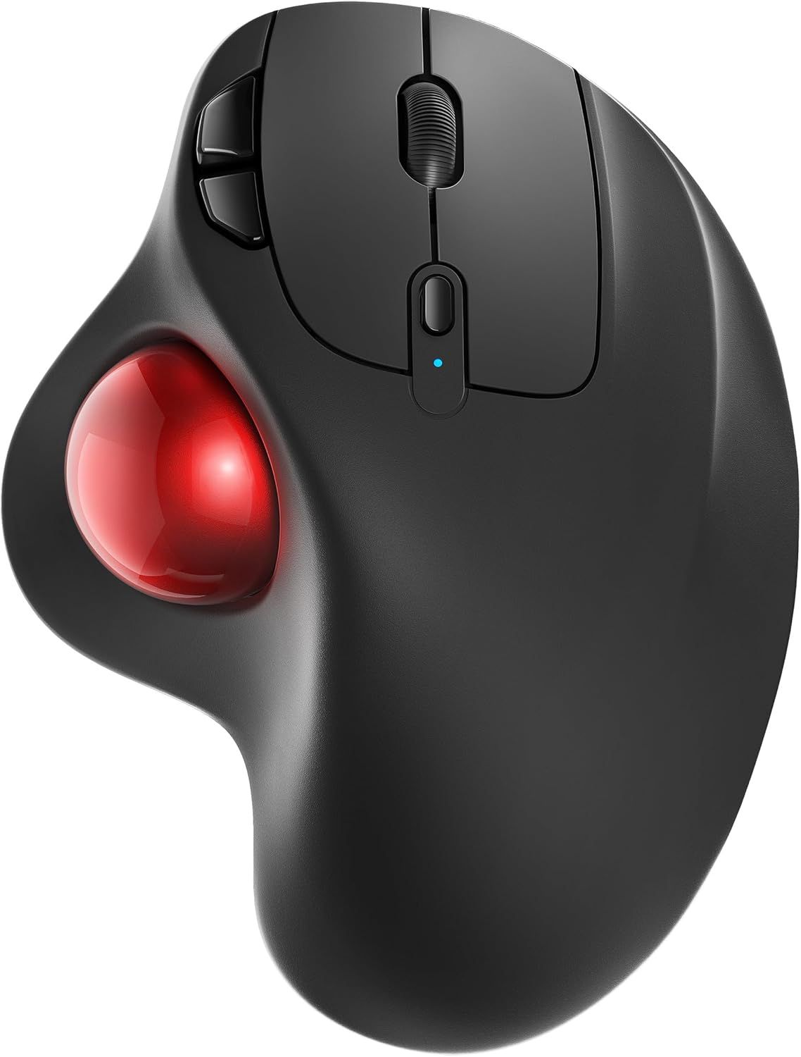 M501 Souris Trackball sans Fil,Souris Ergonomique Rechargeable,Suivi précis et Fluide,Connexion à 3 appareils (Bluetooth ou 2.4G),Compatible pour PC,Ordinateur Portable,Mac,Windows