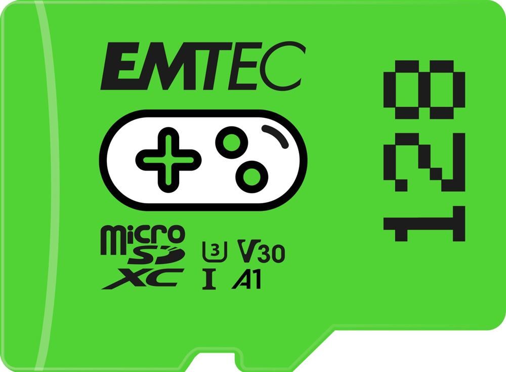 Carte mémoire Gaming microSD UHS I U3 V30 A1A2 Emtec - vue 7