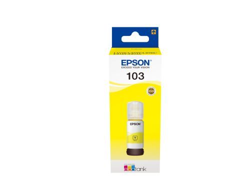 Epson 103 - 65 ml - jaune - original - recharge d'encre - pour EcoTank L3150, L3151, L5190