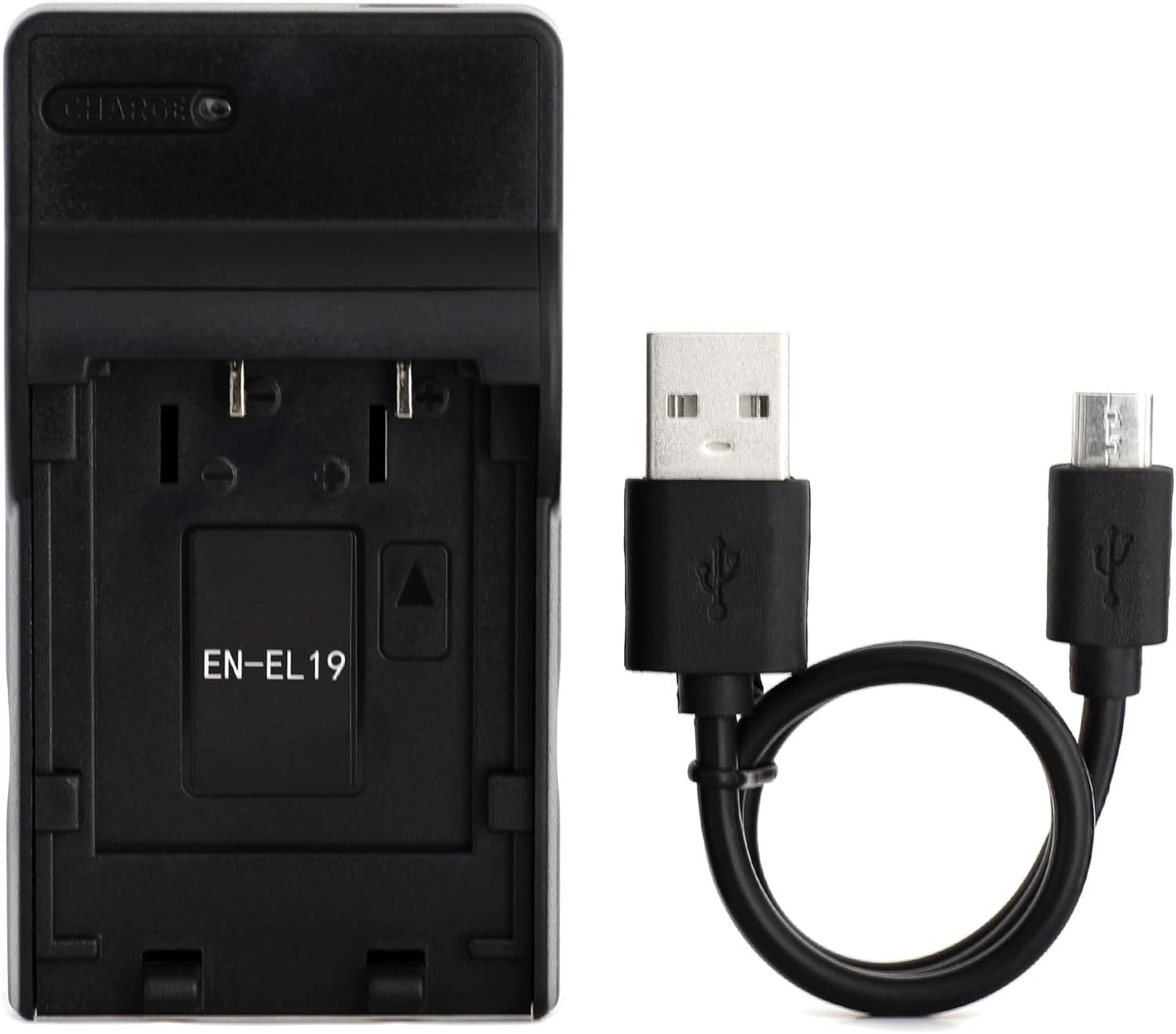 EN-EL19 USB Chargeur pour Coolpix S33, S7000, S6900, S2800, S100, S3100, S4100, S4300, S5200, S6500 Caméra et Plus