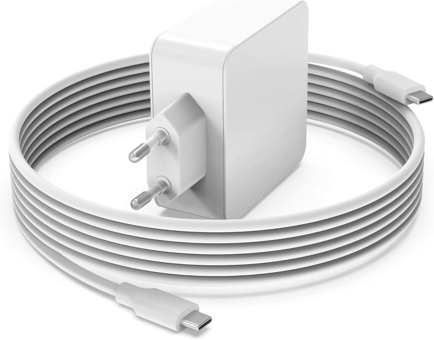 65W 61W USB-C Chargeur pour MacBook Air 2020 2019 2018 M1 13 Pouces,MacBook Pro 2020 2019 2018 2017 2016 M1 Pouces avec Câble de 2,3 Mètres/7,5Ft