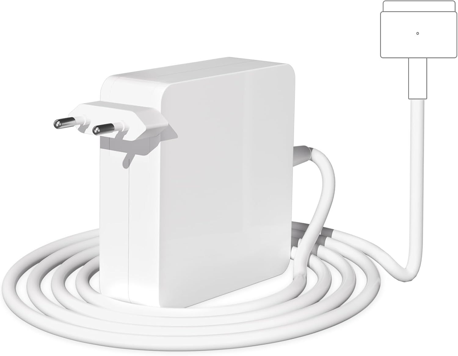 Chargeur Mac Book Pro,60W T-Tip Connecteur Adaptateur Secteur,Chargeur pour Ordinateur Portable pour Mac Book Pro Retina 13 Pouces écran(après 2012) et Mac Book Air 11 Pouces 13 Pouces(2012-2015)