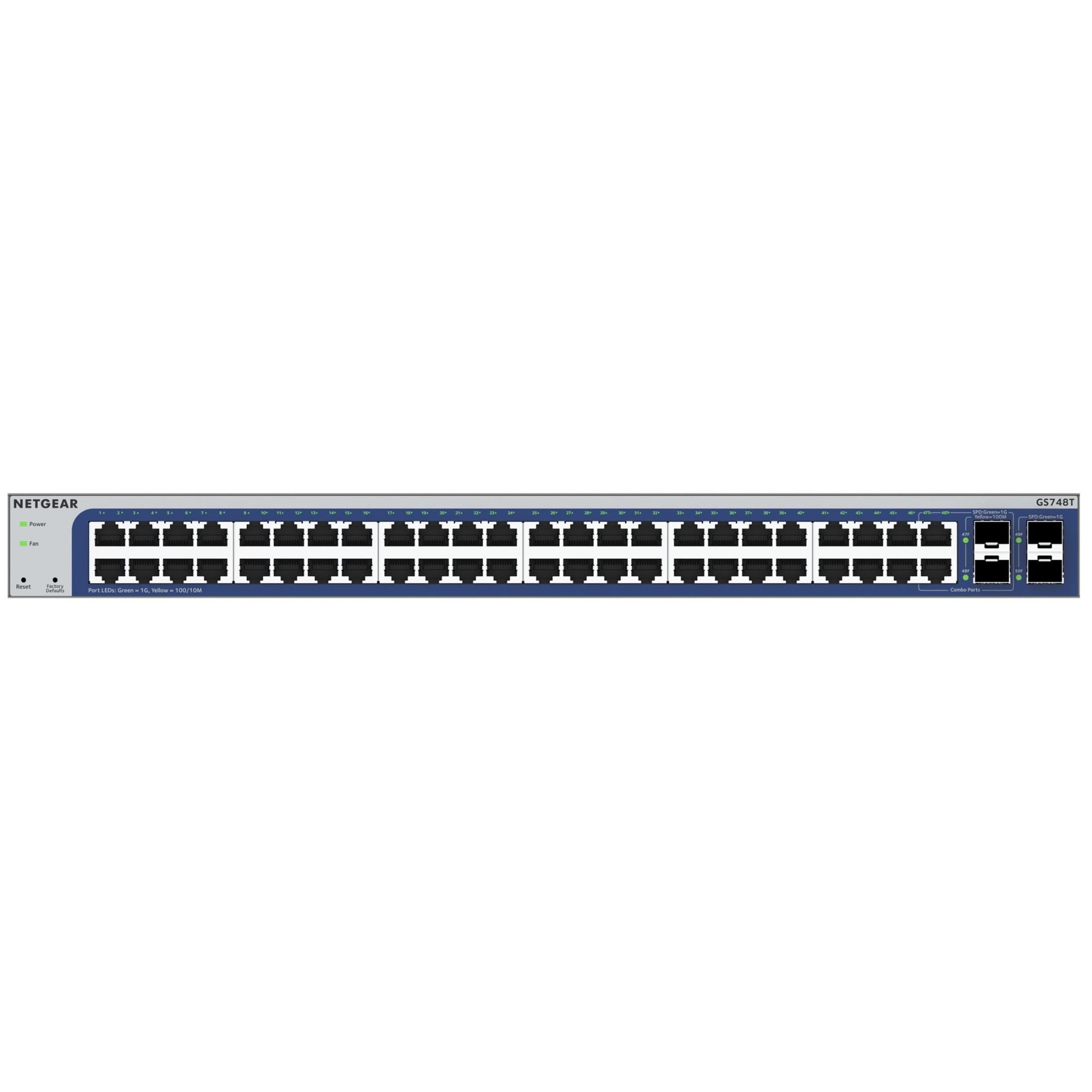 Netgear Smart Switch GS748Tv6 - vue 2