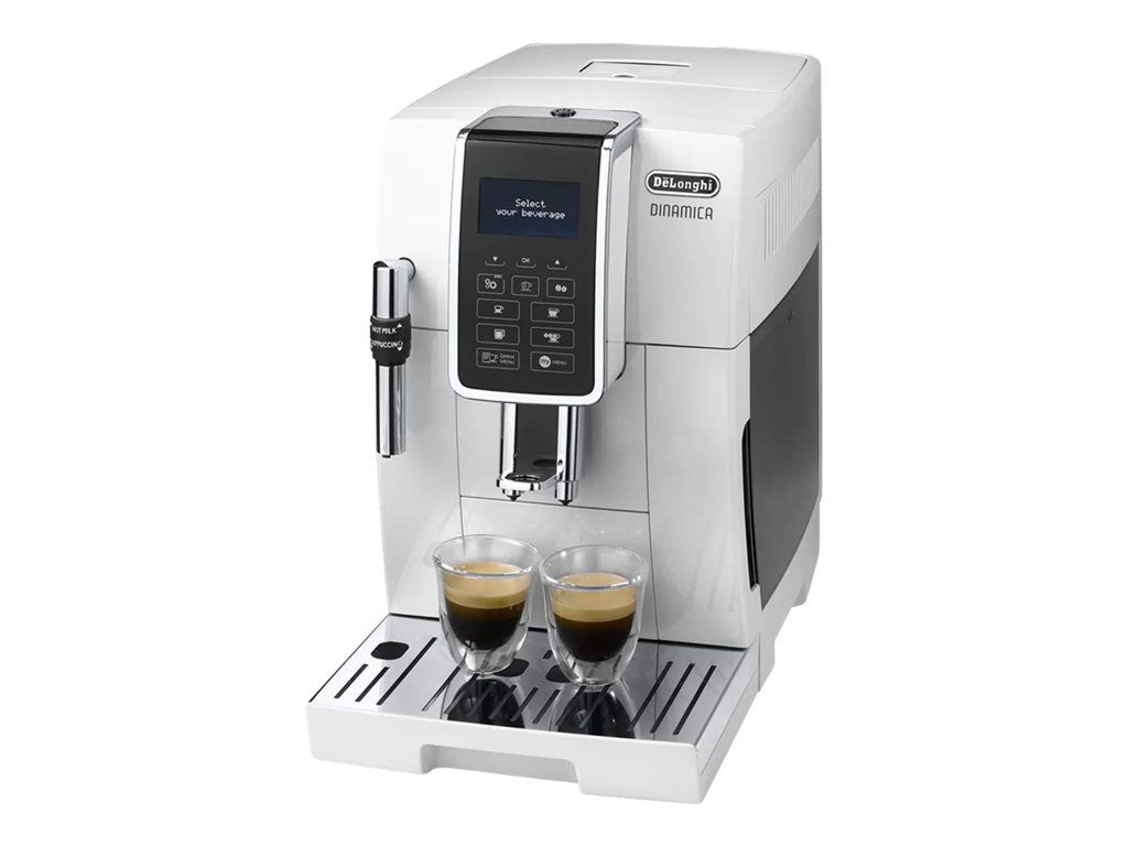 Machine expresso automatique avec broyeur DELONGHI Dinamica ECAM350.35.W Buse vapeur 15 bar Machine à café grains - vue 2